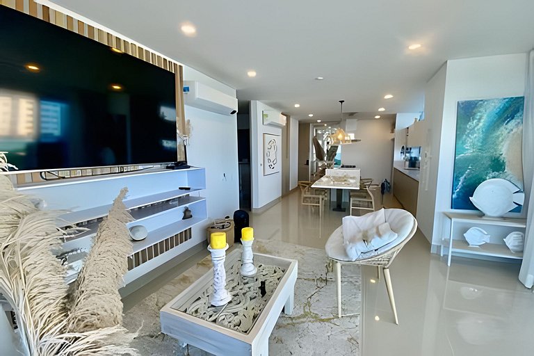 Hermoso Penthouse Playa Salguero con vista al mar