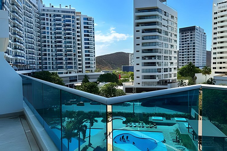 Hermoso Penthouse Playa Salguero con vista al mar