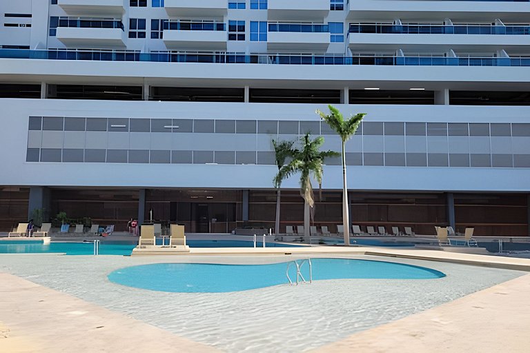 Cómodo Apto Reserva del Mar frente a la playa 131