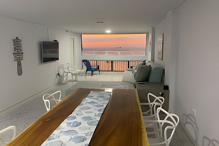 Hermoso Apartamento Mara Rodadero con Vista al Mar