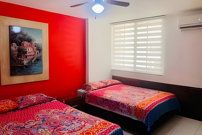 Super Apartamento Rodadero Palanoa 53 Vista al Mar