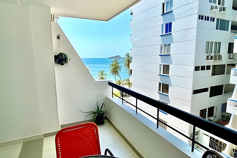 Super Apartamento Rodadero Palanoa 53 Vista al Mar