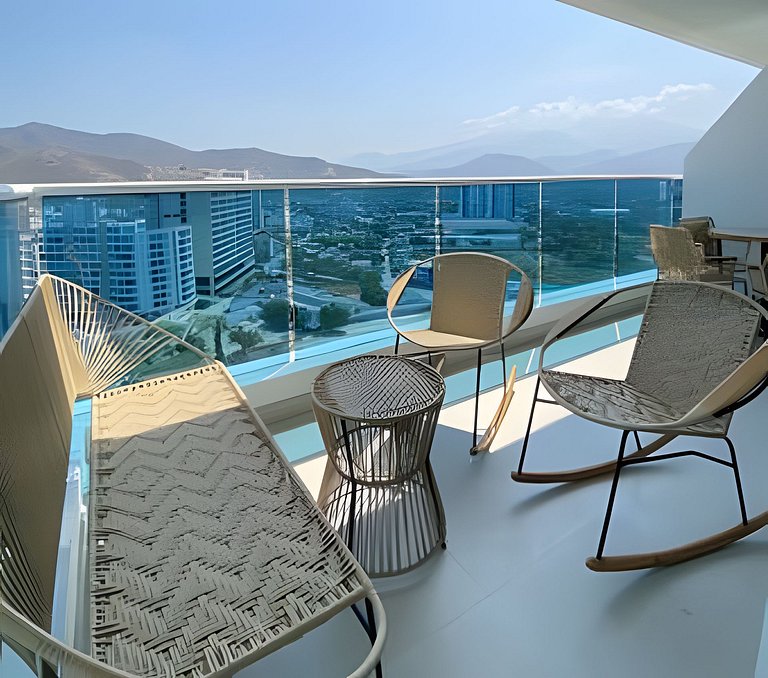 Hermoso Estudio Reserva del Mar 89 Vista al Mar