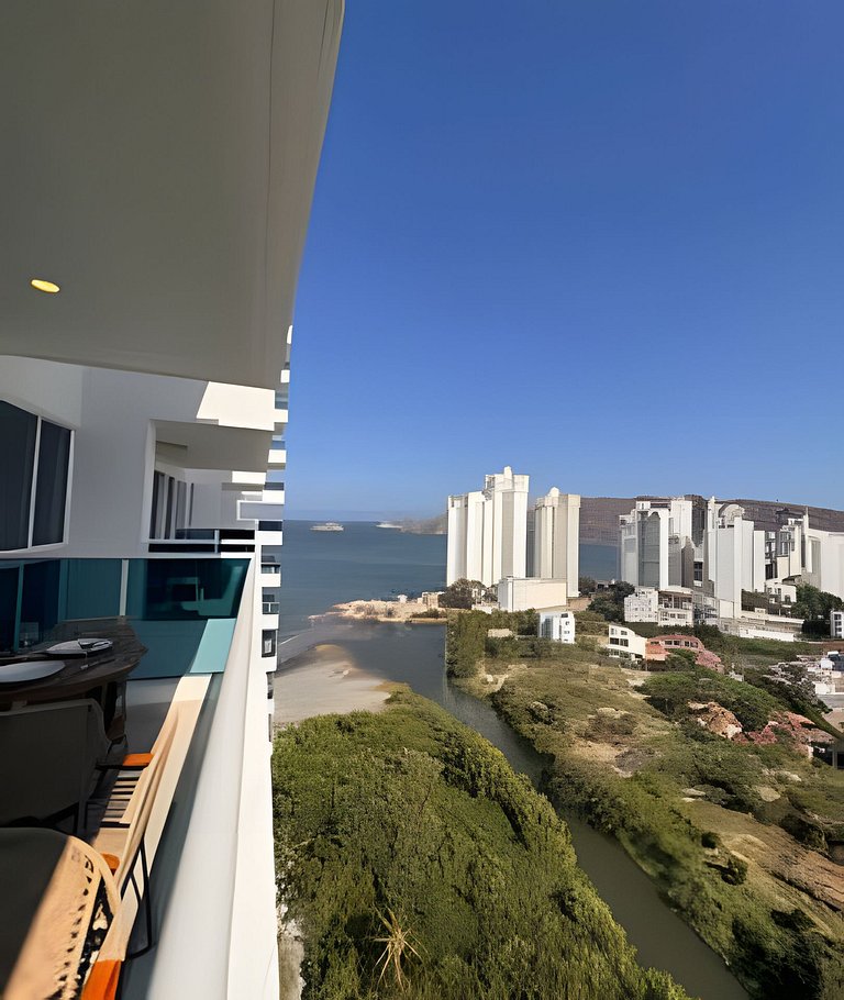 Hermoso Estudio Reserva del Mar 89 Vista al Mar