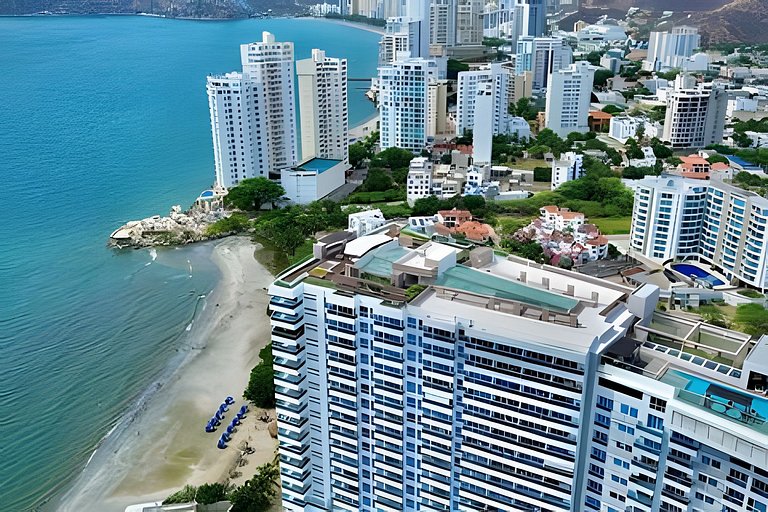 Hermoso Estudio Reserva del Mar 89 Vista al Mar