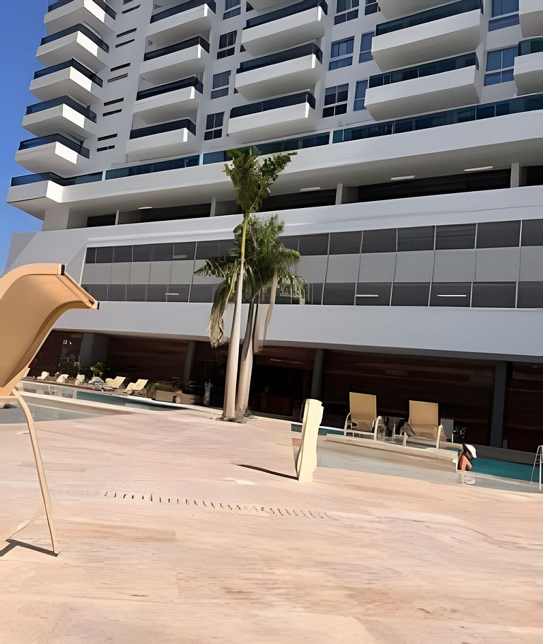 Hermoso Estudio Reserva del Mar 89 Vista al Mar