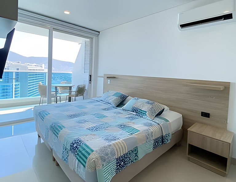 Hermoso Estudio Reserva del Mar 89 Vista al Mar