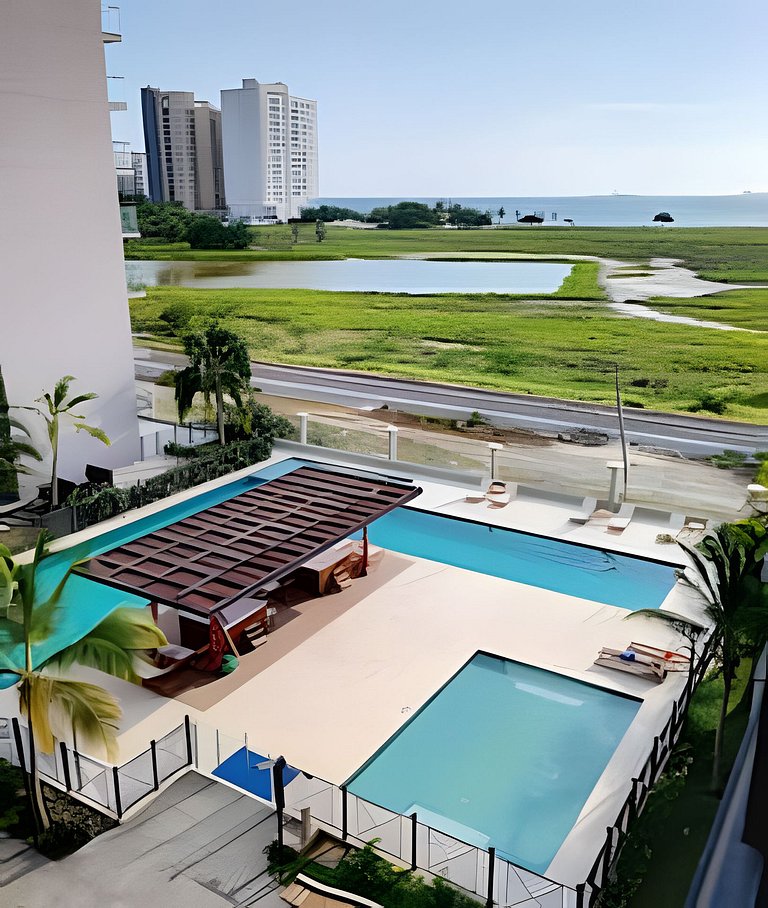 Hermoso Apartamento Salinas T4-91 Vista lat al Mar