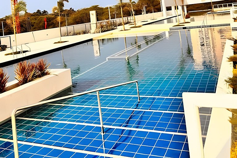 Bello y confortable Loft 150 Vista al Mar para 2