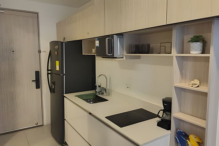 Bello y confortable Loft 150 Vista al Mar para 2