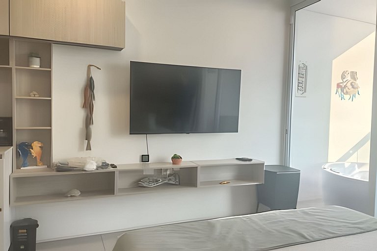 Bello y confortable Loft 150 Vista al Mar para 2