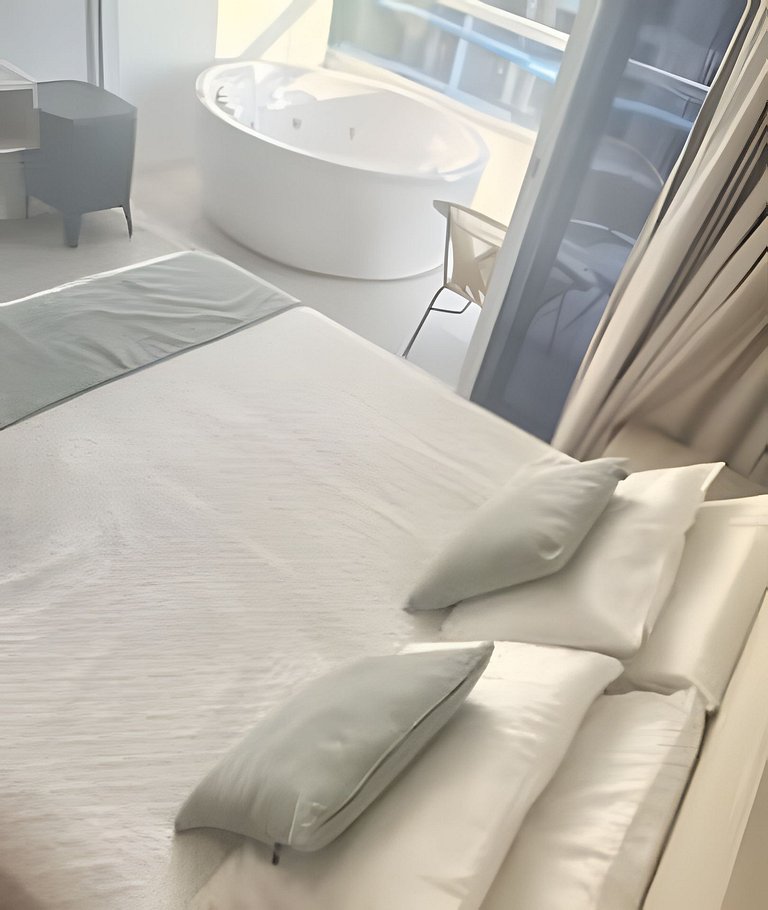 Bello y confortable Loft 150 Vista al Mar para 2