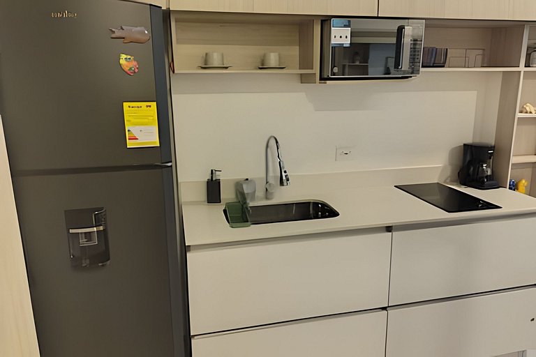 Bello y confortable Loft 150 Vista al Mar para 2