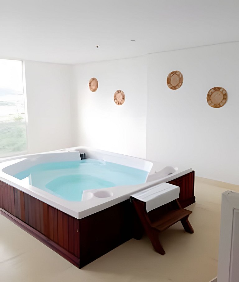 Bello y confortable Loft 150 Vista al Mar para 2