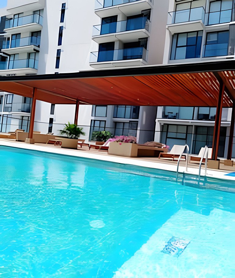 Hermoso Loft Salinas 57 Piscina y Vista al Mar