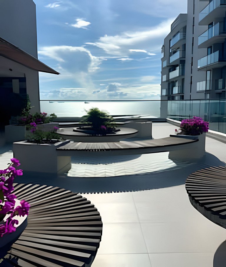 Hermoso Loft Salinas 57 Piscina y Vista al Mar