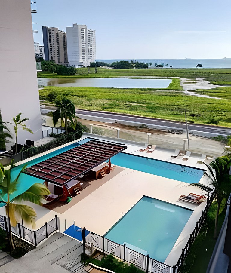 Super Apartament Salinas 92 Piscina y Vista al Mar