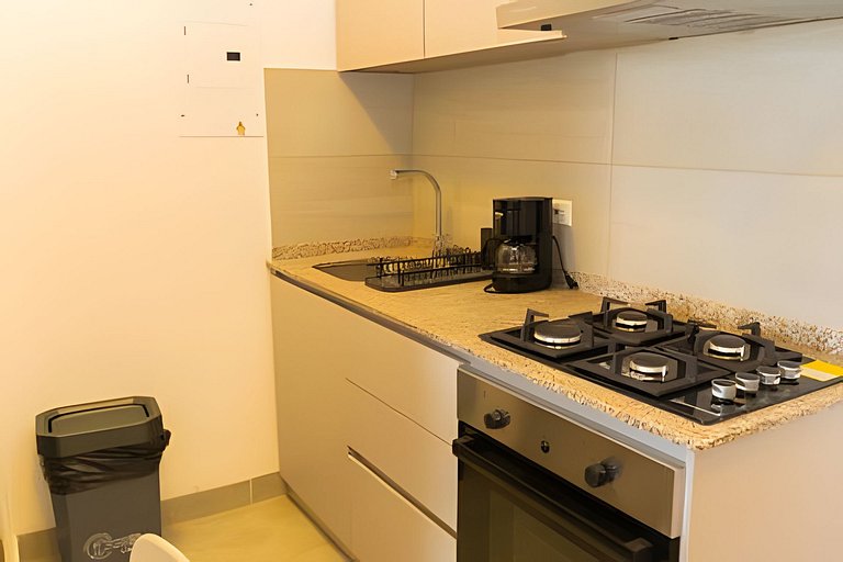 Hermoso Apartaestudio con Vista al Mar T1-187