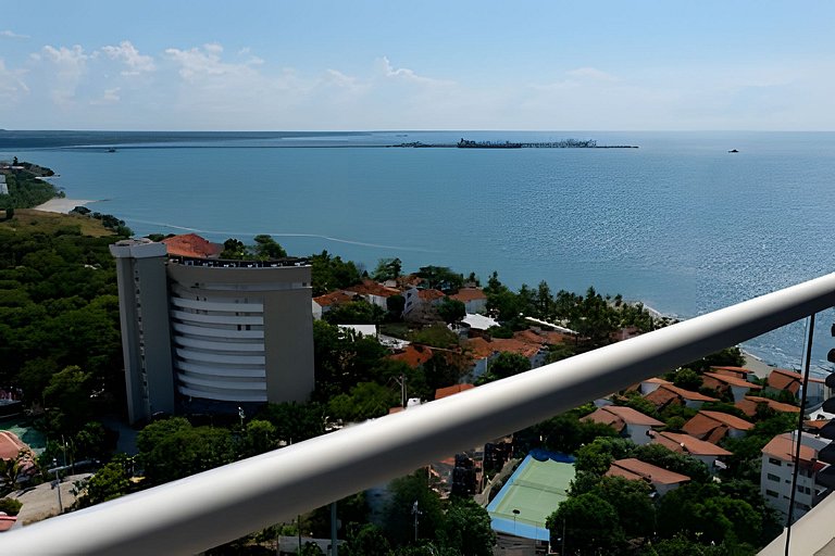 Hermoso Apartaestudio con Vista al Mar T1-187