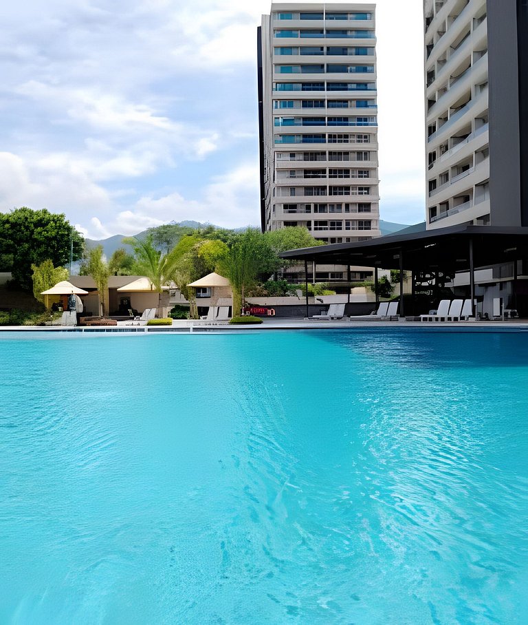 Hermoso Apartaestudio con Vista al Mar T1-187