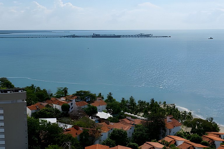 Hermoso Apartaestudio con Vista al Mar T1-187