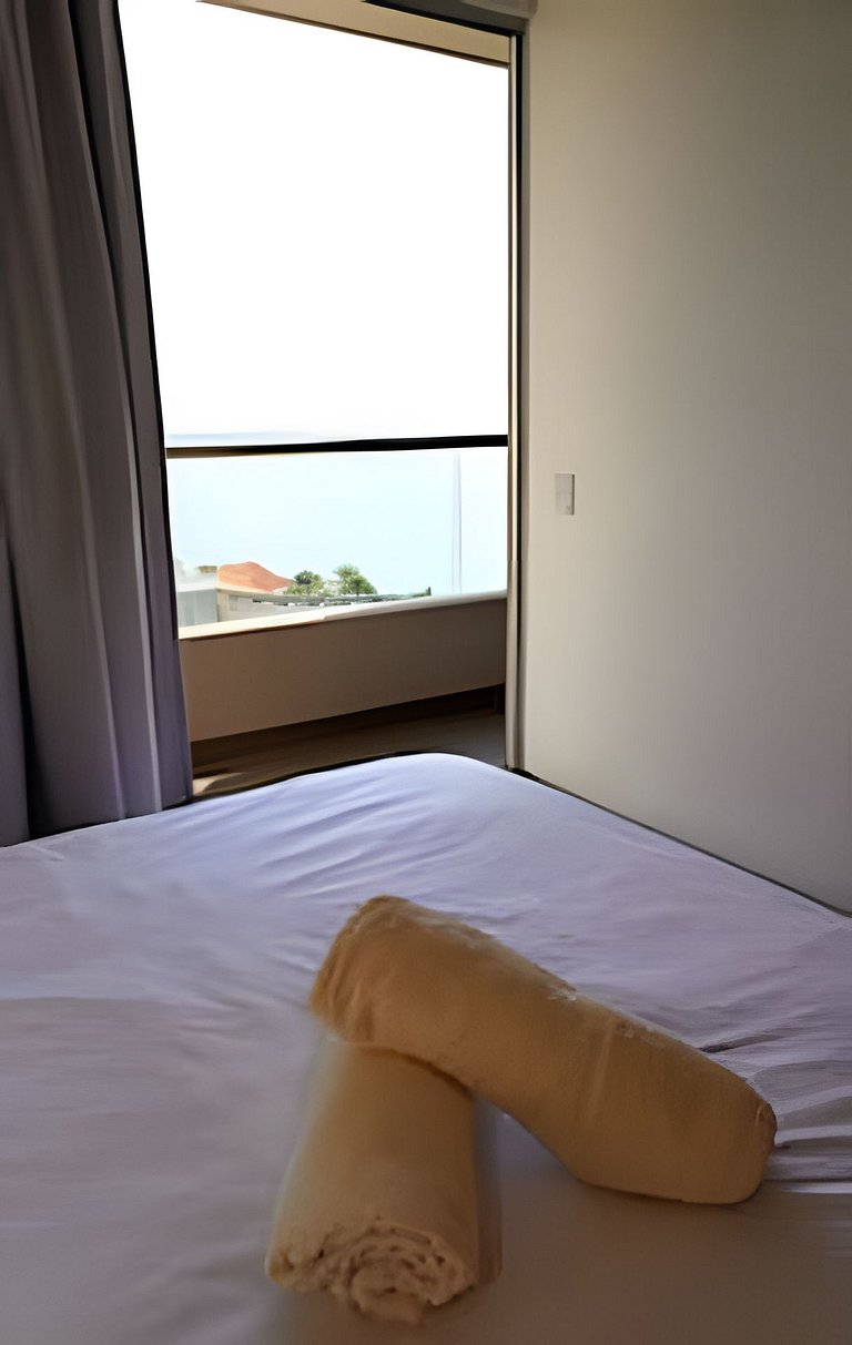 Hermoso Apartaestudio con Vista al Mar T1-187