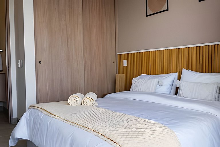 Hermoso Apartaestudio con Vista al Mar T1-187