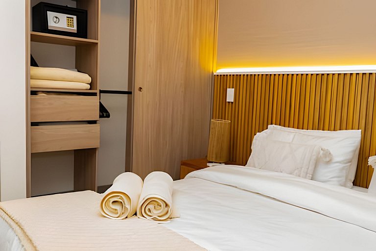 Hermoso Apartaestudio con Vista al Mar T1-187