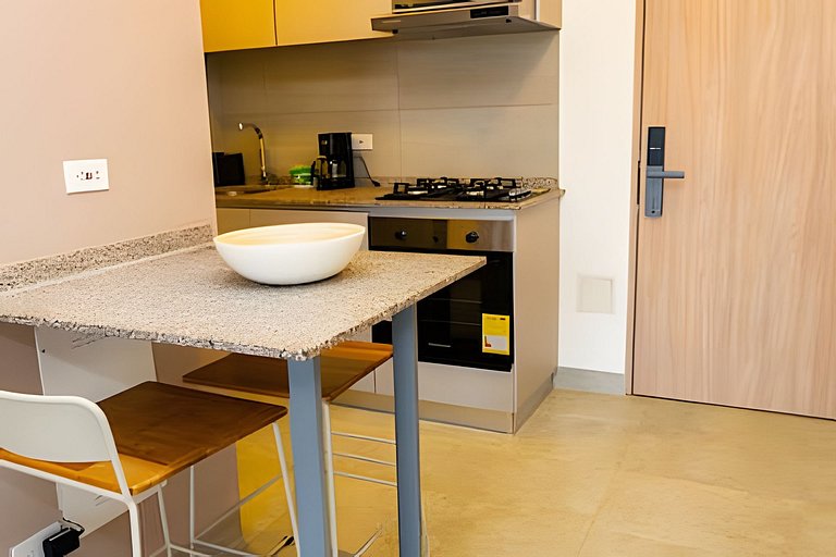 Hermoso Apartaestudio con Vista al Mar T1-187