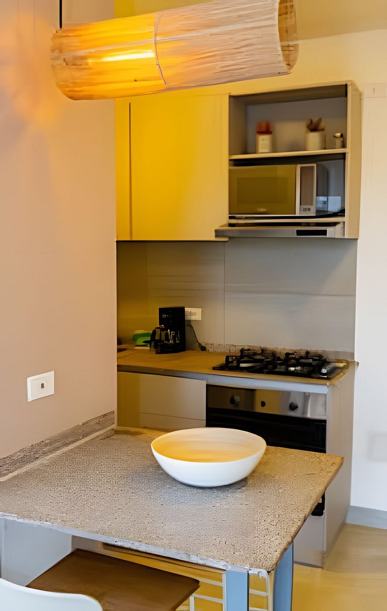 Hermoso Apartaestudio con Vista al Mar T1-187