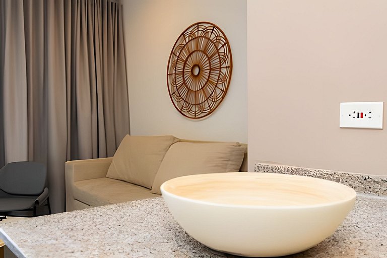 Hermoso Apartaestudio con Vista al Mar T1-187