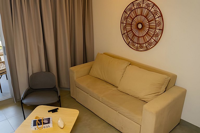 Hermoso Apartaestudio con Vista al Mar T1-187