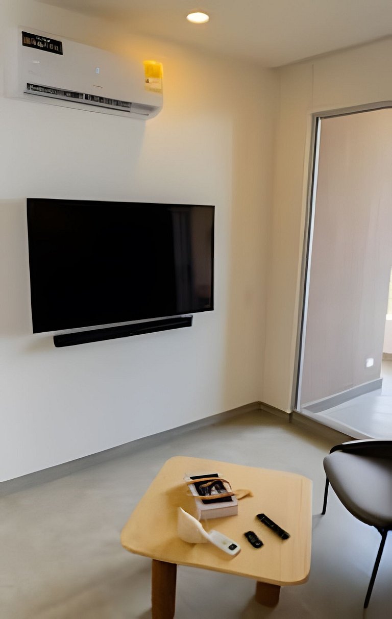 Hermoso Apartaestudio con Vista al Mar T1-187