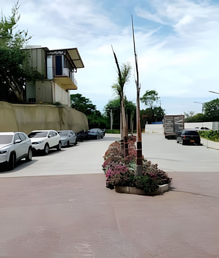 Hermoso Apartaestudio con Vista al Mar T1-187