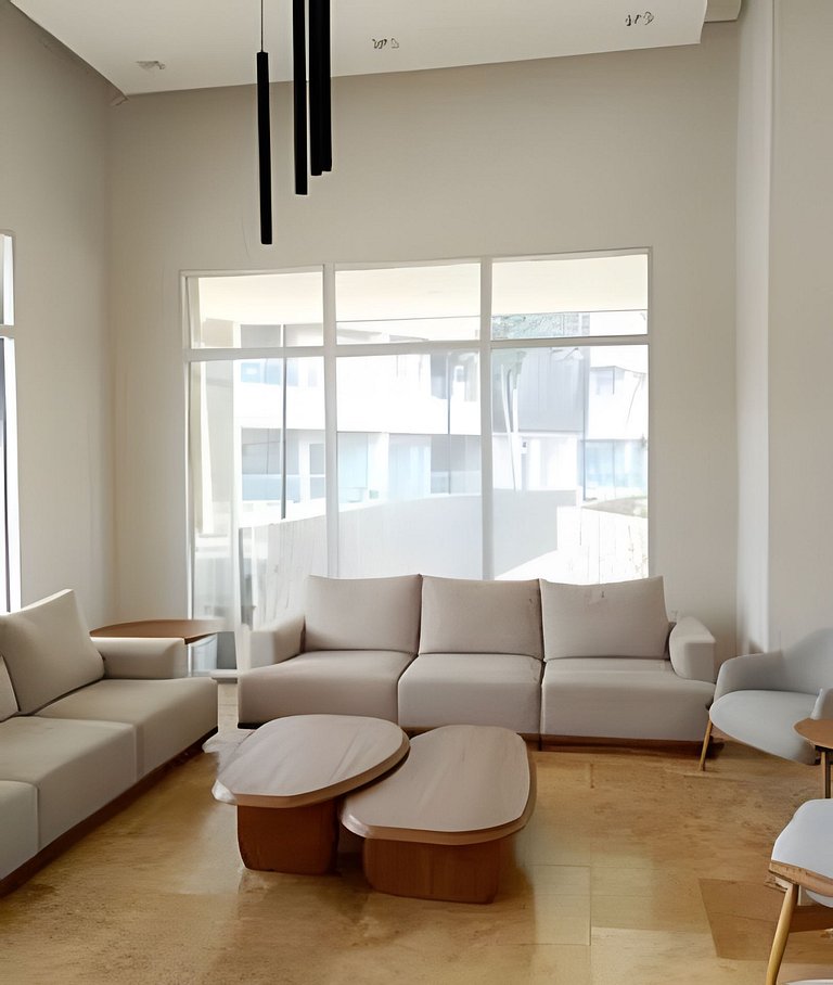 Hermoso Apartaestudio con Vista al Mar T1-187