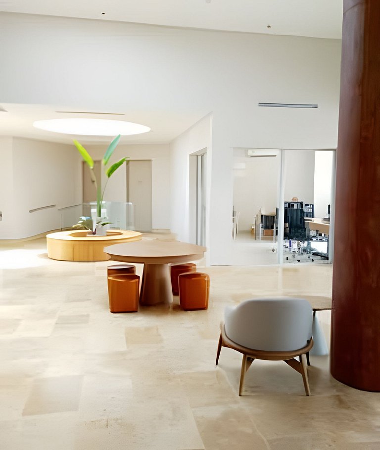 Hermoso Apartaestudio con Vista al Mar T1-187