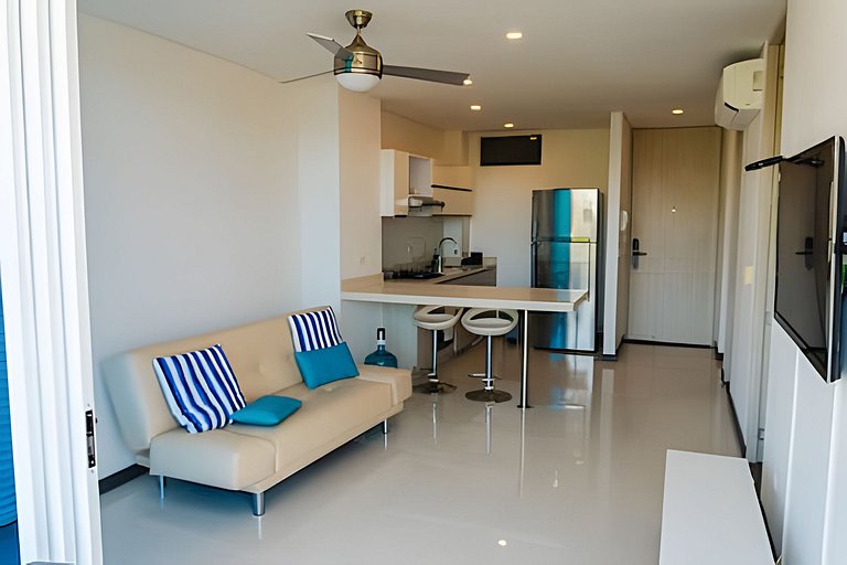 Bello Apartamento Ocean Club 132 Cerca al Mar