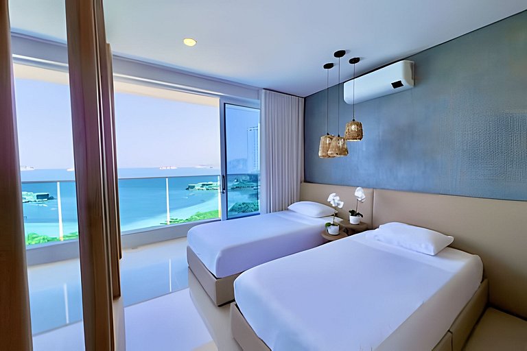 Espectacular Penthouse con Jacuzzi y Vista al Mar