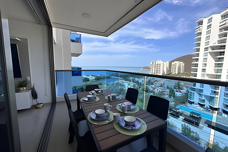 !CAR3 · Ocean View and Modern Apartment, 8 people capacity