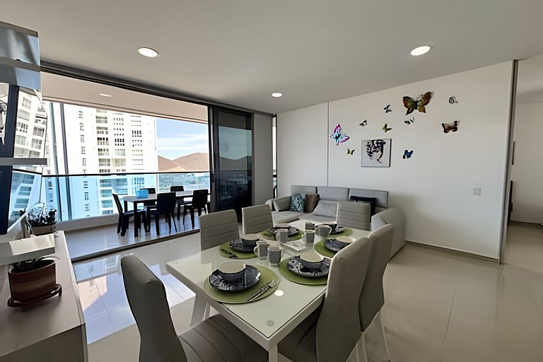 !CAR3 · Ocean View and Modern Apartment, 8 people capacity