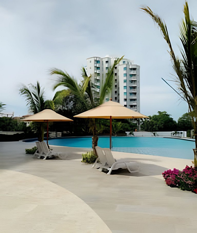 Espacioso Apartament 2 Habs con Vista al Mar T2-96