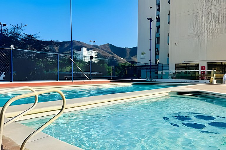 Súper Apartaestudio Nuevo Rodadero 7 Cerca al Mar