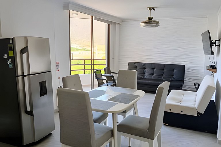 Súper Apartaestudio Nuevo Rodadero 7 Cerca al Mar