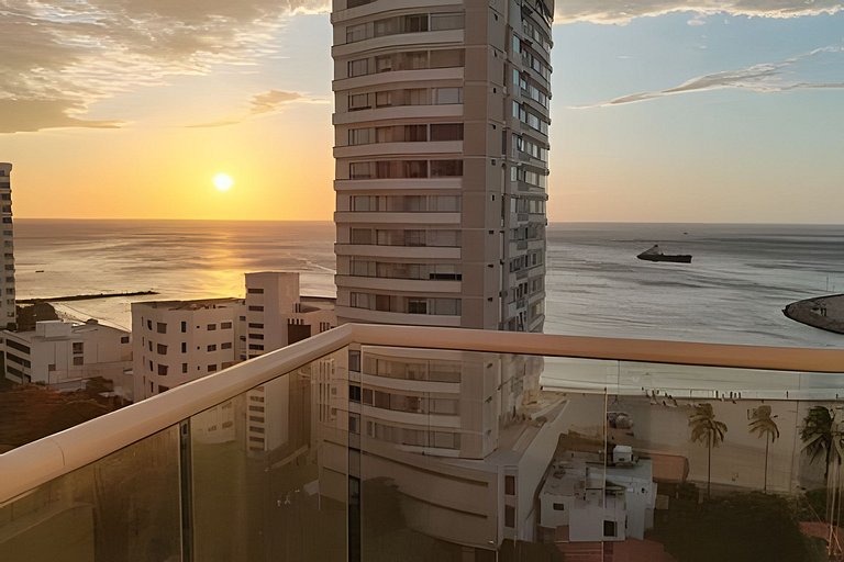 Espectacular Apartaestudio EIRA 119 Vista al Mar