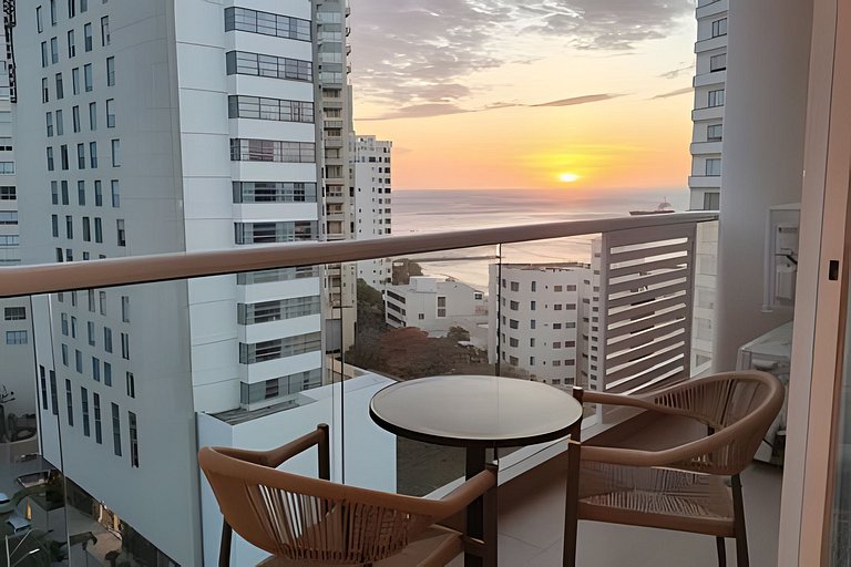 Espectacular Apartaestudio EIRA 119 Vista al Mar