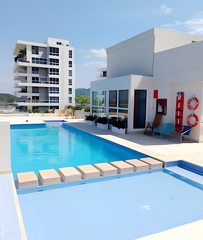 Espectacular Apartaestudio EIRA 179 Vista al Mar