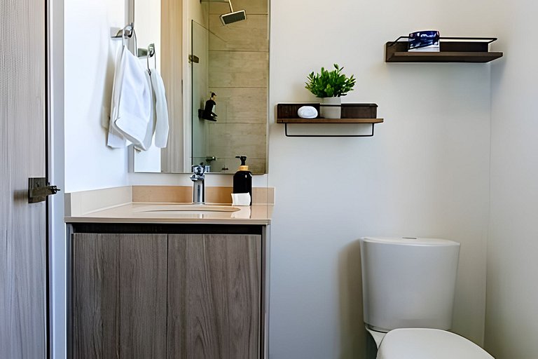 Amplio y bello Apartamento con Vista al Mar T2-158