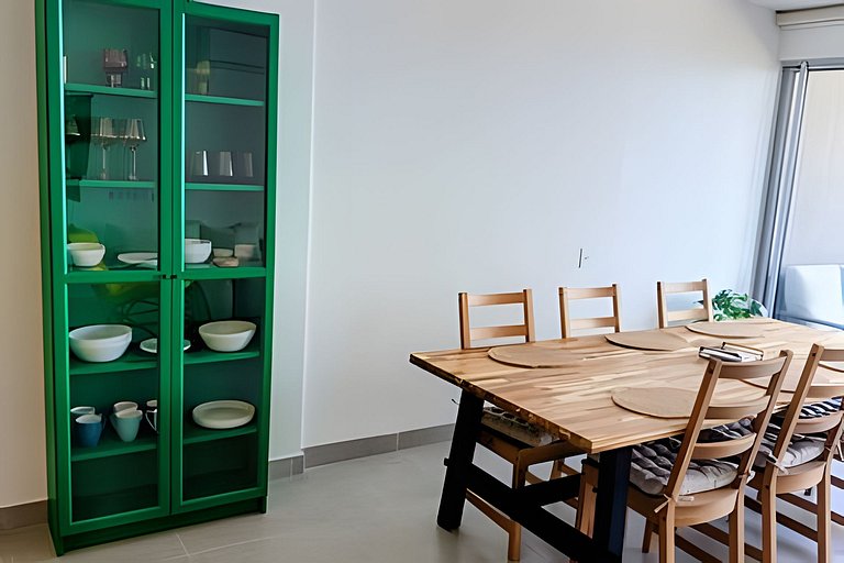 Amplio y bello Apartamento con Vista al Mar T2-158