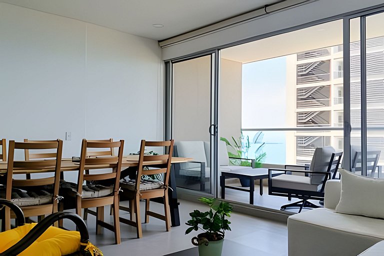 Amplio y bello Apartamento con Vista al Mar T2-158