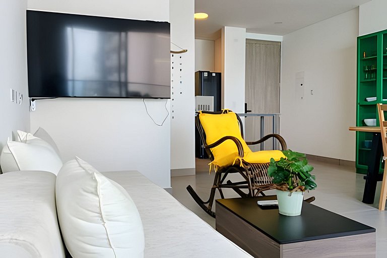 Amplio y bello Apartamento con Vista al Mar T2-158